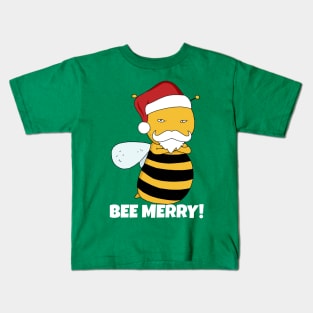 Christmas Bee Merry! Kids T-Shirt